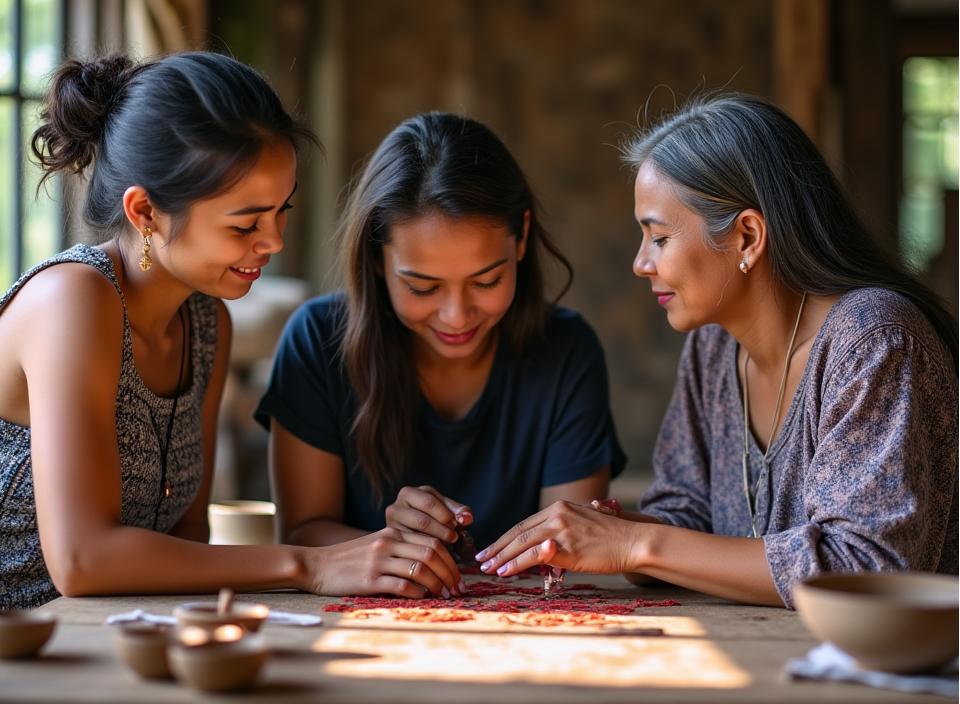 Pasukan Maya Loom dan Kolaborasi Artisan